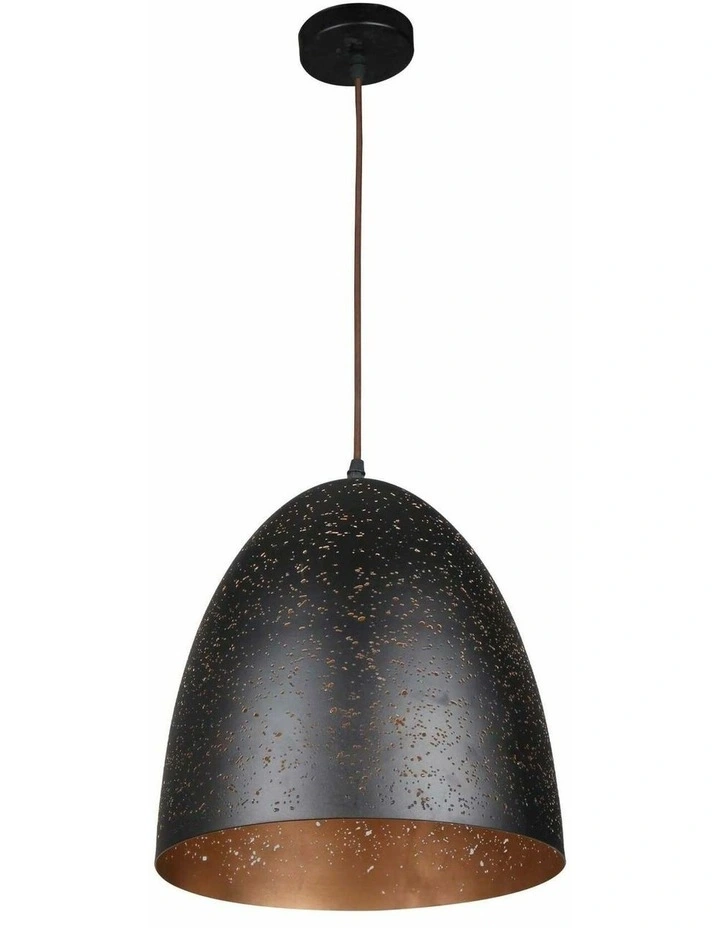 Celeste Bohemian Rustic Ellipse Shape Pendant Light image 1