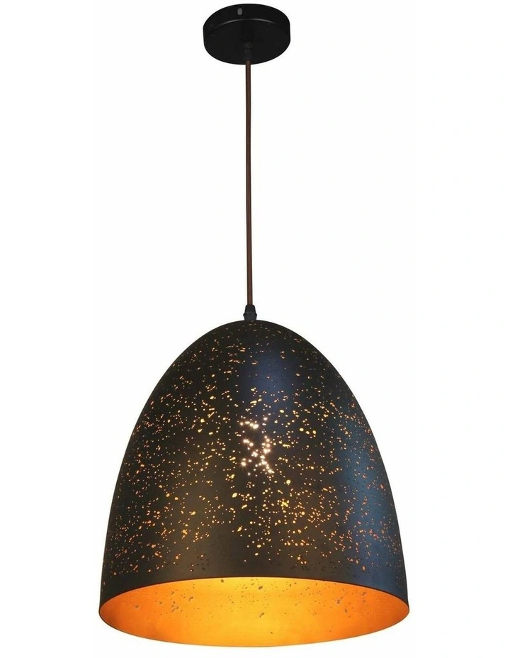 Celeste Bohemian Rustic Ellipse Shape Pendant Light image 4