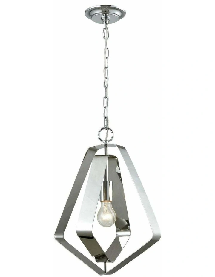Orbita Bohemian Small Polished Nickel Hardware Pendant Light image 1