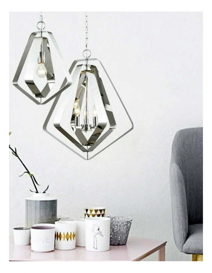 Orbita Bohemian Small Polished Nickel Hardware Pendant Light image 3