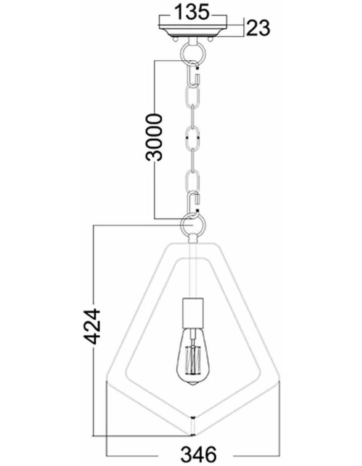 Orbita Bohemian Small Polished Nickel Hardware Pendant Light image 4