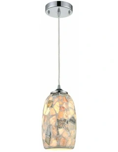 Glaze Stone Mosaic Hand Blown Glass Pendant Lights