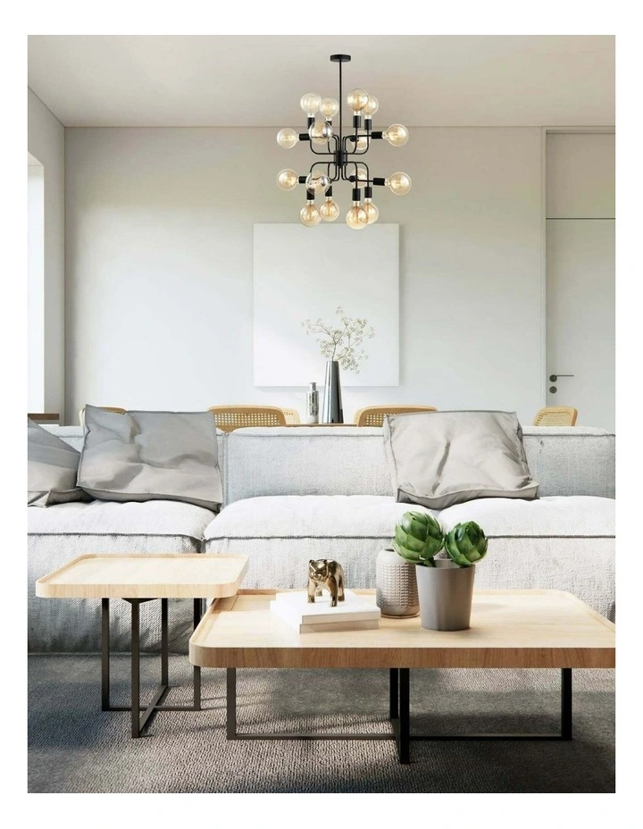 Hexade Interior Modern Abstract Pendant Light - 16 Lamps image 3