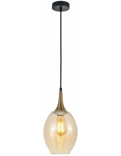 Brote Retro Interior Bronze Wine Glass Shape Pendant Lights
