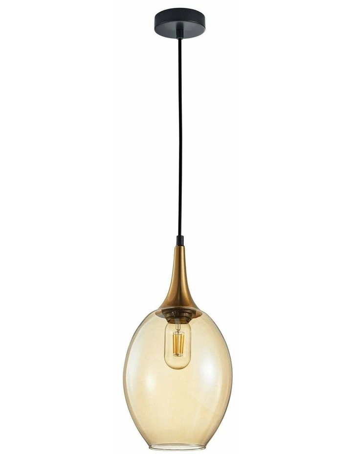 Brote Retro Interior Bronze Wine Glass Shape Pendant Lights image 2