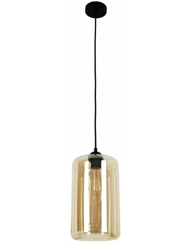 Mason Modern Retro Oblong Glass Pendant Lights image 1