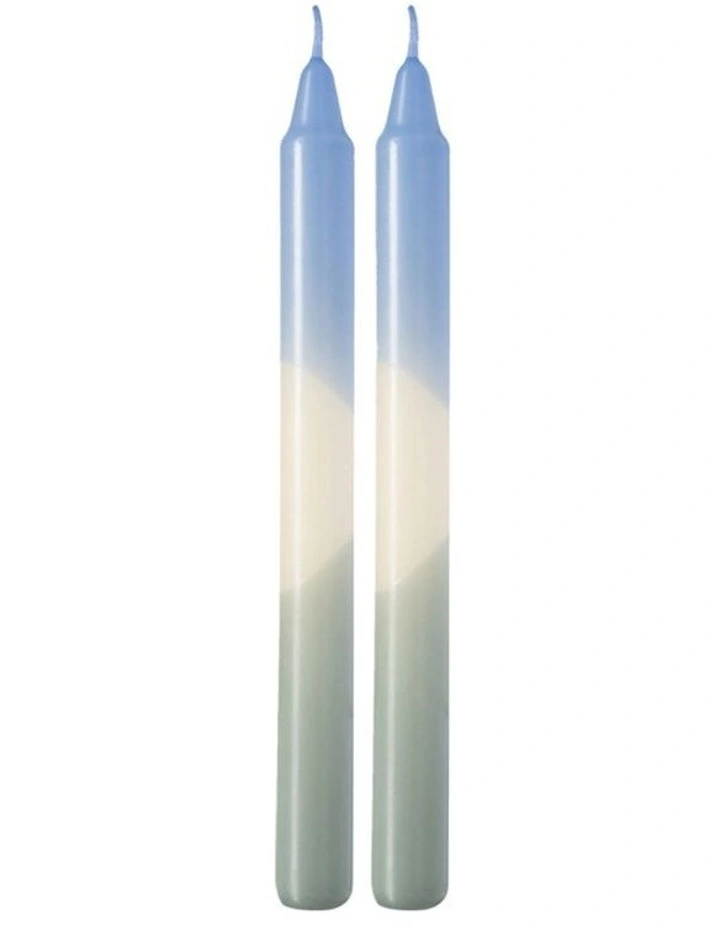Like Home Taper Candle Ice, Sage 2pcs image 1