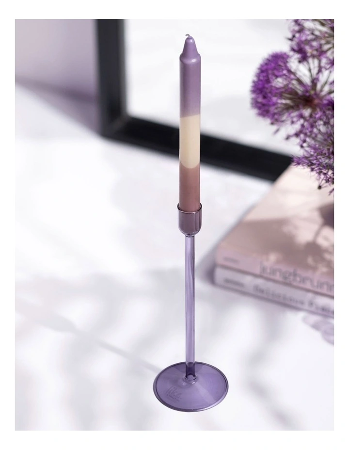 Like Home Taper Candle Ice, Grape 2pcs image 3