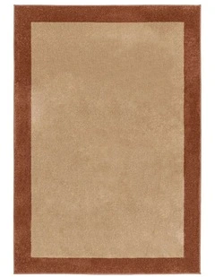 LOOPSIE MALLORCA TERRACOTTA AND TAUPE JUTE BLEND RUG