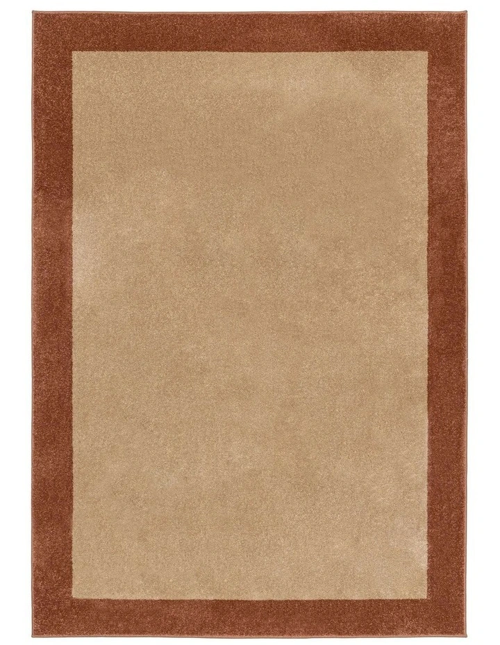 LOOPSIE MALLORCA TERRACOTTA AND TAUPE JUTE BLEND RUG image 1