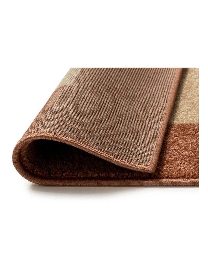 LOOPSIE MALLORCA TERRACOTTA AND TAUPE JUTE BLEND RUG image 3