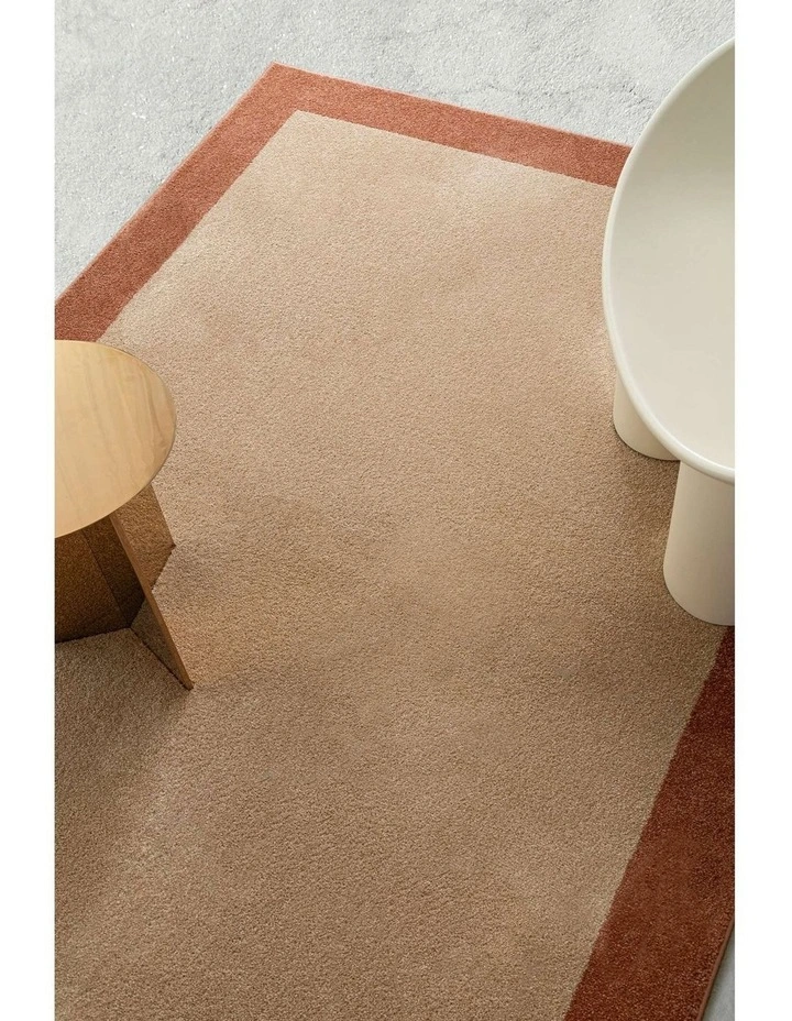 LOOPSIE MALLORCA TERRACOTTA AND TAUPE JUTE BLEND RUG image 7