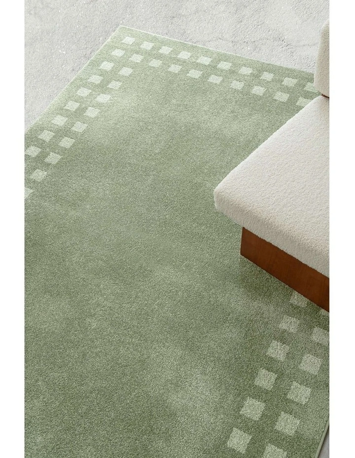 LOOPSIE POSITANO SAGE AND CREAM JUTE BLEND RUG image 7