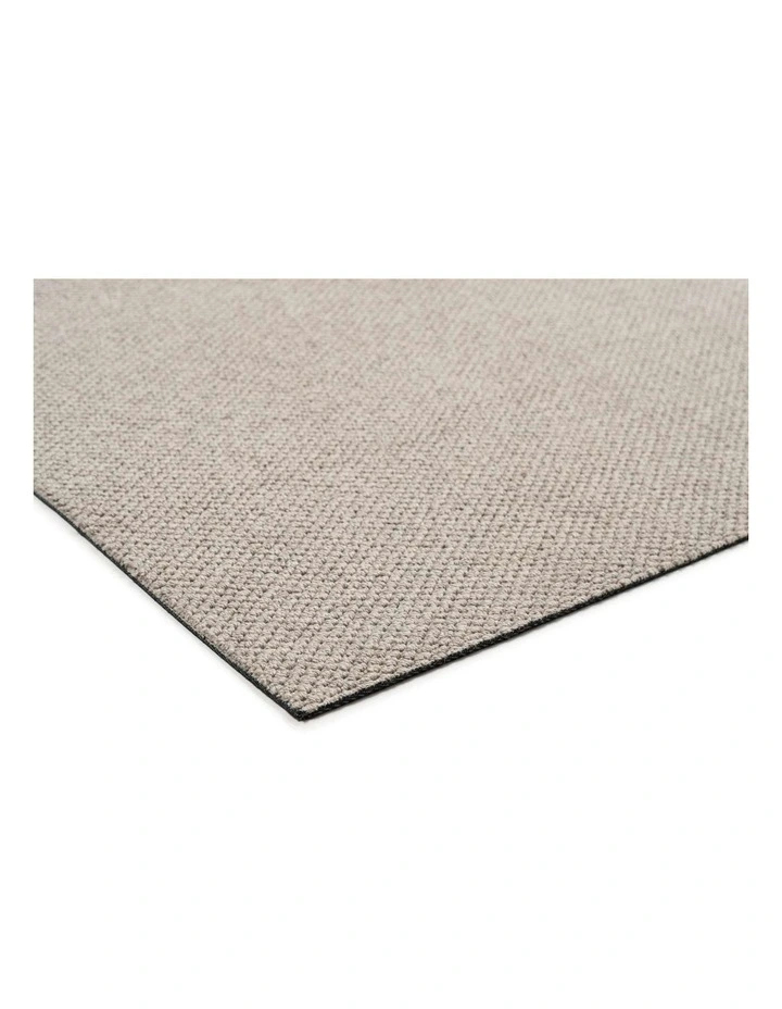 LOOPSIE TULA BEIGE GREY TEXTURED RUNNER RUG image 2