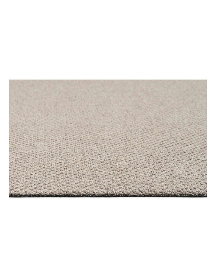 LOOPSIE TULA BEIGE GREY TEXTURED RUNNER RUG image 3