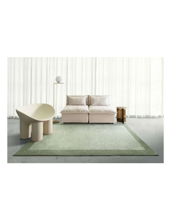 LOOPSIE  KELIMUTU SAGE AND MINT JUTE BLEND RUG image 6