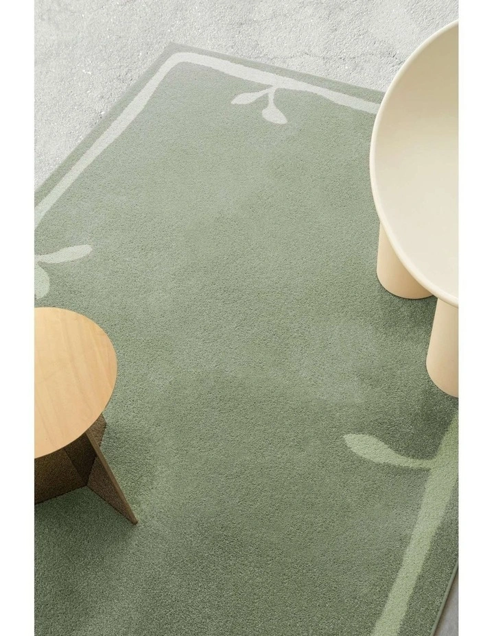 LOOPSIE NAXOS GREEN AND SAGE JUTE BLEND RUG image 7