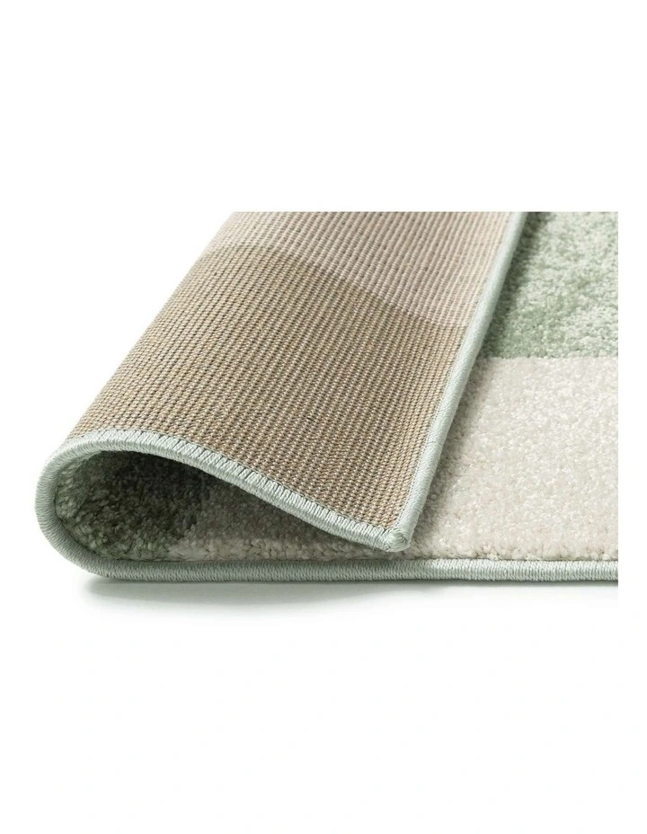 LOOPSIE TAMBORA MINT GREEN AND CREAM JUTE BLEND RUG image 3