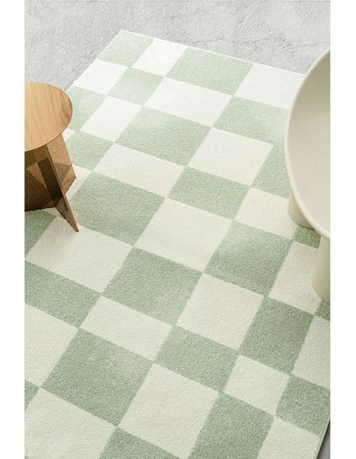LOOPSIE TAMBORA MINT GREEN AND CREAM JUTE BLEND RUG image 7