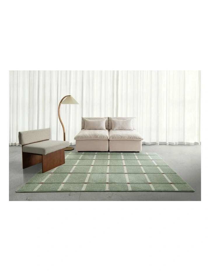 LOOPSIE TONGARIRO SAGE JUTE BLEND RUG image 6