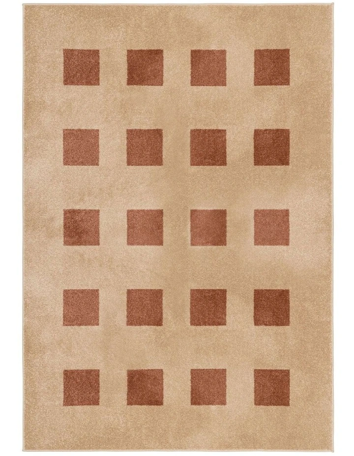 LOOPSIE DOLOMITI TAUPE AND TERRACOTTA JUTE BLEND RUG image 1