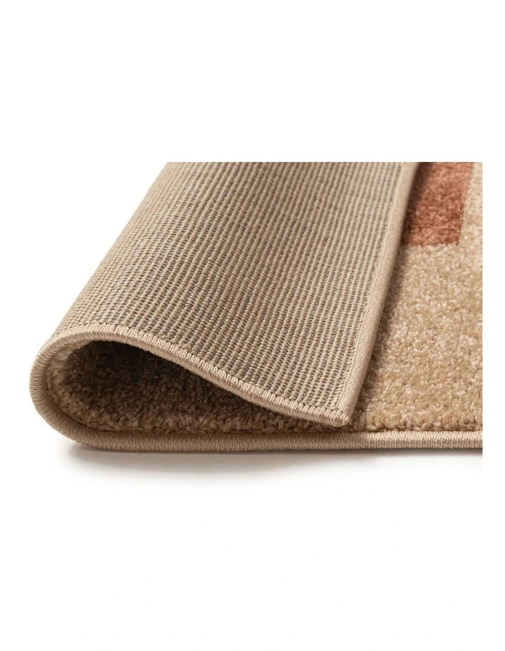 LOOPSIE DOLOMITI TAUPE AND TERRACOTTA JUTE BLEND RUG image 3