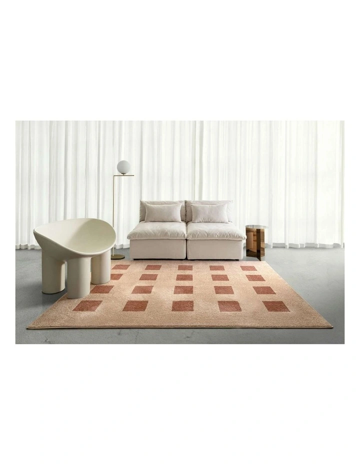 LOOPSIE DOLOMITI TAUPE AND TERRACOTTA JUTE BLEND RUG image 6