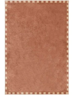 LOOPSIE SEYCHELLES TERRACOTTA JUTE BLEND RUG