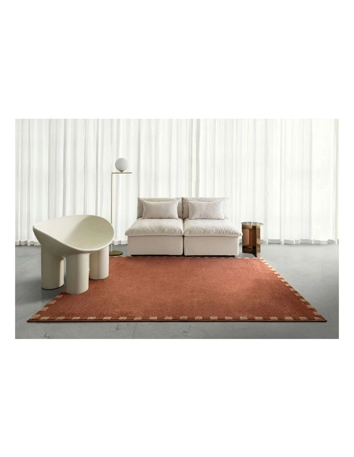 LOOPSIE  SEYCHELLES TERRACOTTA JUTE BLEND RUG image 6
