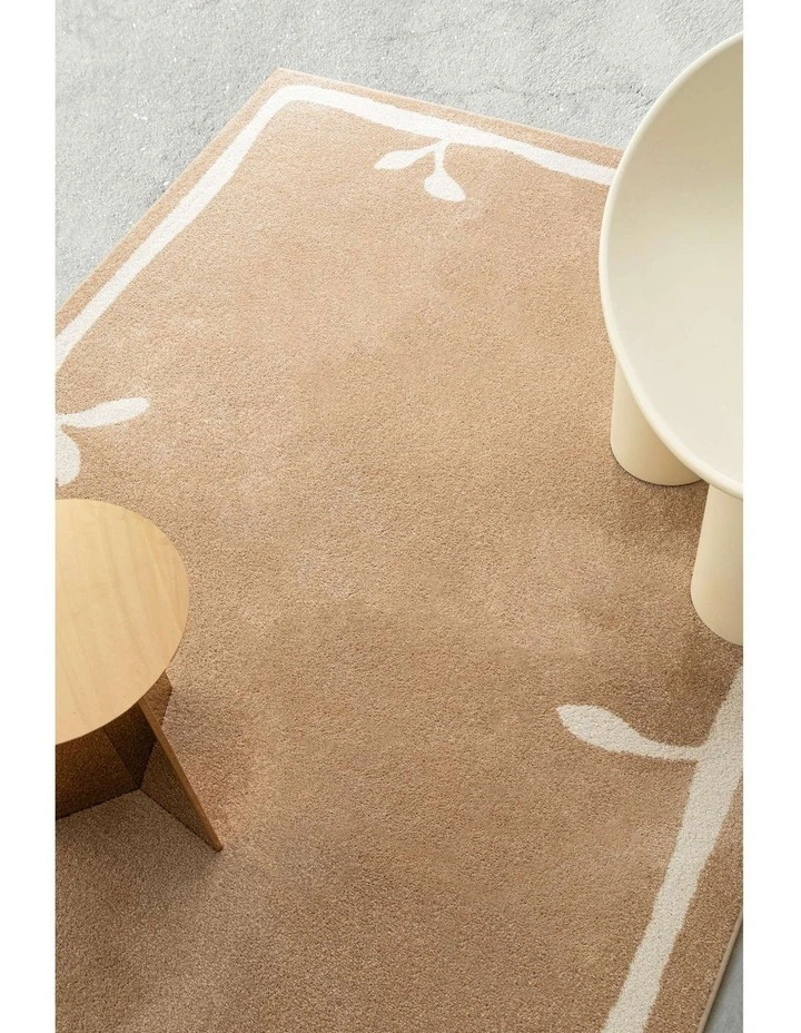 LOOPSIE INARI TAUPE AND CREAM JUTE BLEND RUG image 7