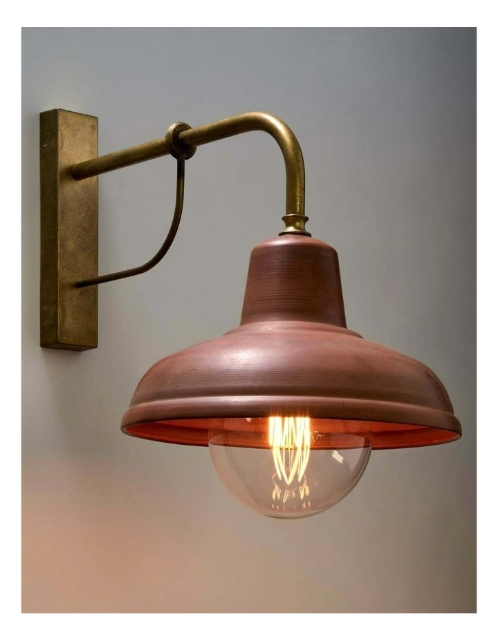 Deksel Aged Copper Interior Wall Light IP23 image 2