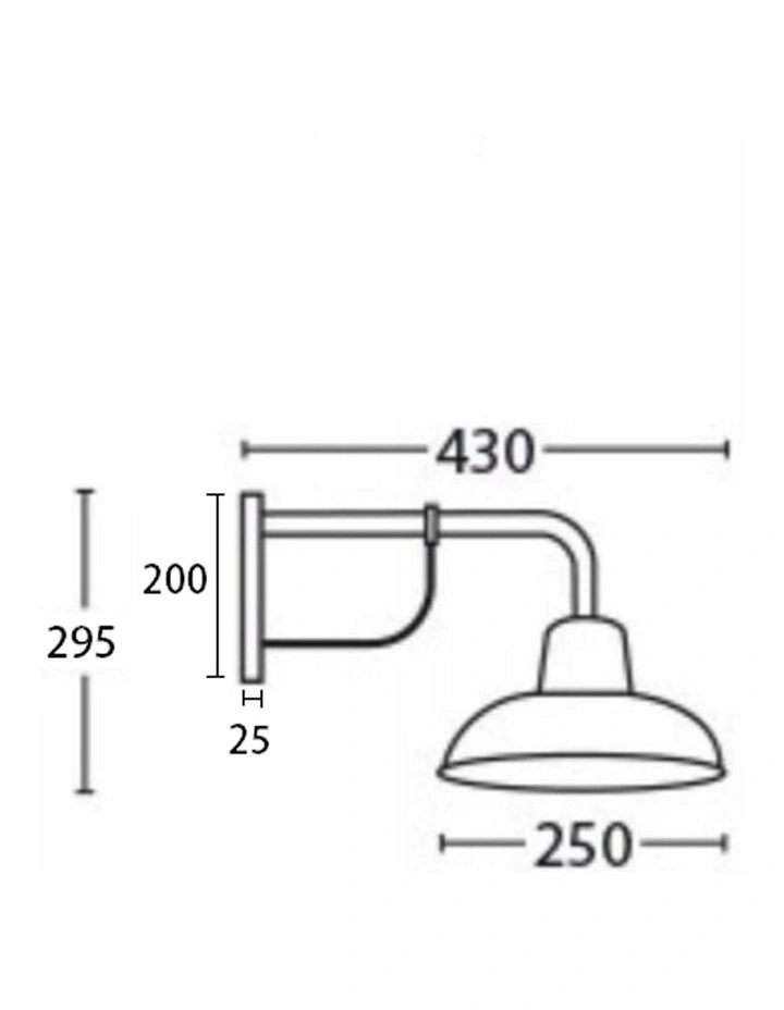 Deksel Aged Copper Interior Wall Light IP23 image 3