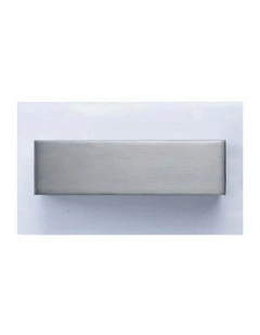 New York City Series LED Interior Satin Nickel With Clear Acrylic Border Rectangular Wall Light