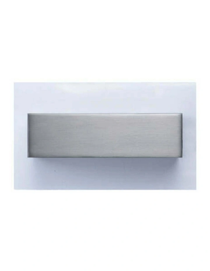 New York City Series LED Interior Satin Nickel With Clear Acrylic Border Rectangular Wall Light image 1
