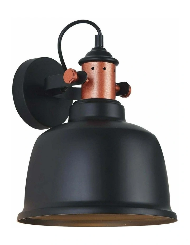 Alta Interior Adjustable Bell With Copper Highlight Wall Lights image 1