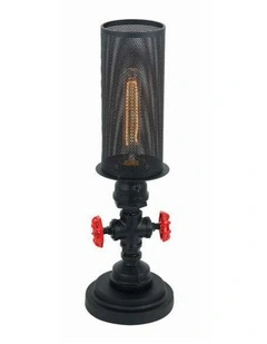 Veneto Industrial Aged Iron Decorative Table Lamp