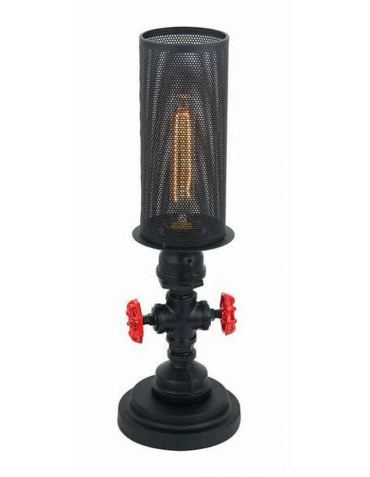 Veneto Industrial Aged Iron Decorative Table Lamp image 1