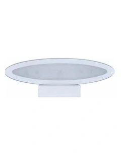 Athens City Series LED Interior Matte White Oval 1 Way Wall Light