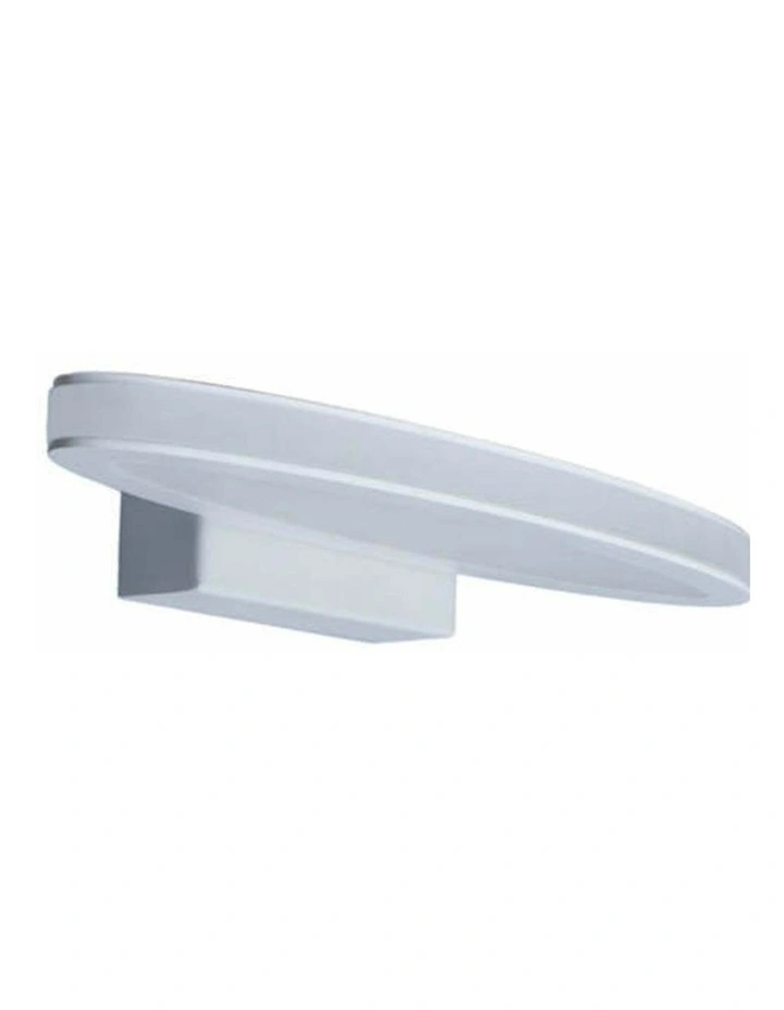 Athens City Series LED Interior Matte White Oval 1 Way Wall Light image 2
