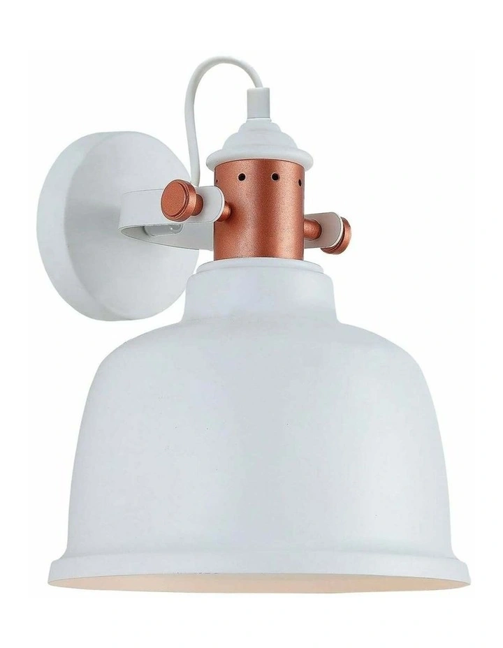 Alta Interior Adjustable Bell With Copper Highlight Wall Lights image 1