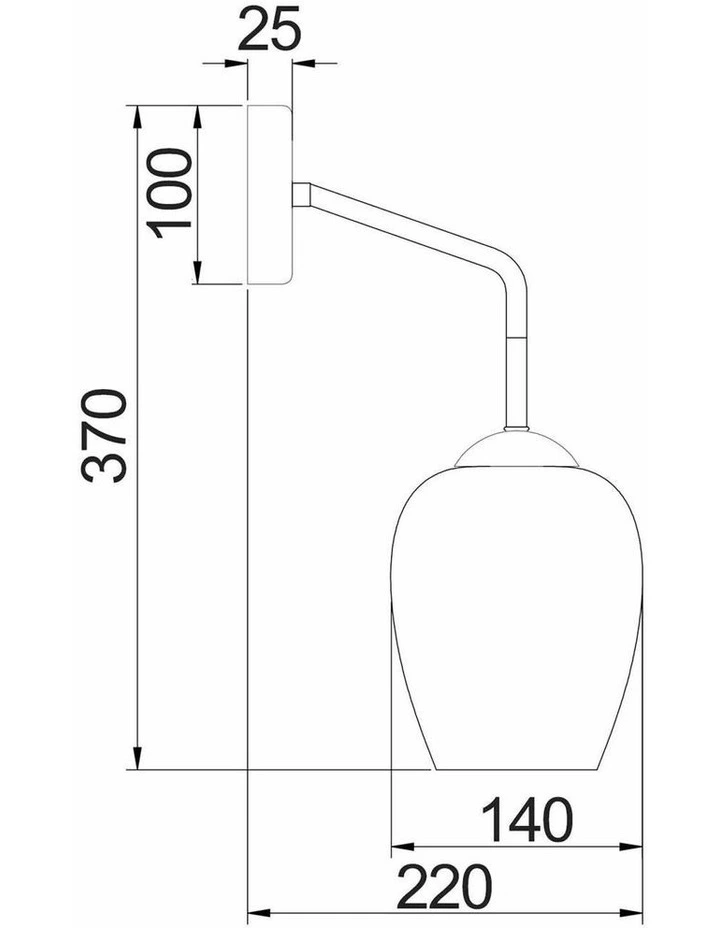 Vinum Interior Wine Glass Shape with Colour Fading Effect Wall Lights image 5