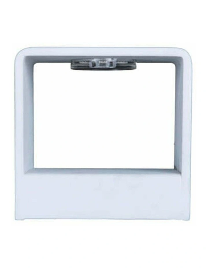 London City Series LED Interior Matte White Cube Up/Down Wall Light image 3