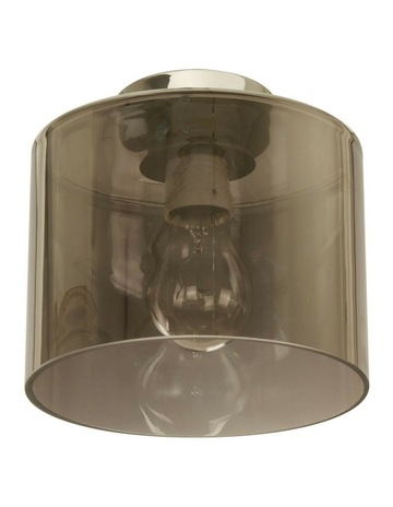 Smokey Black Glass & Chrome Batten colour