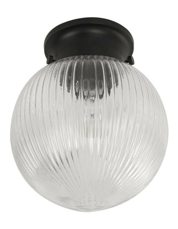Clear Glass & Black Batten colour