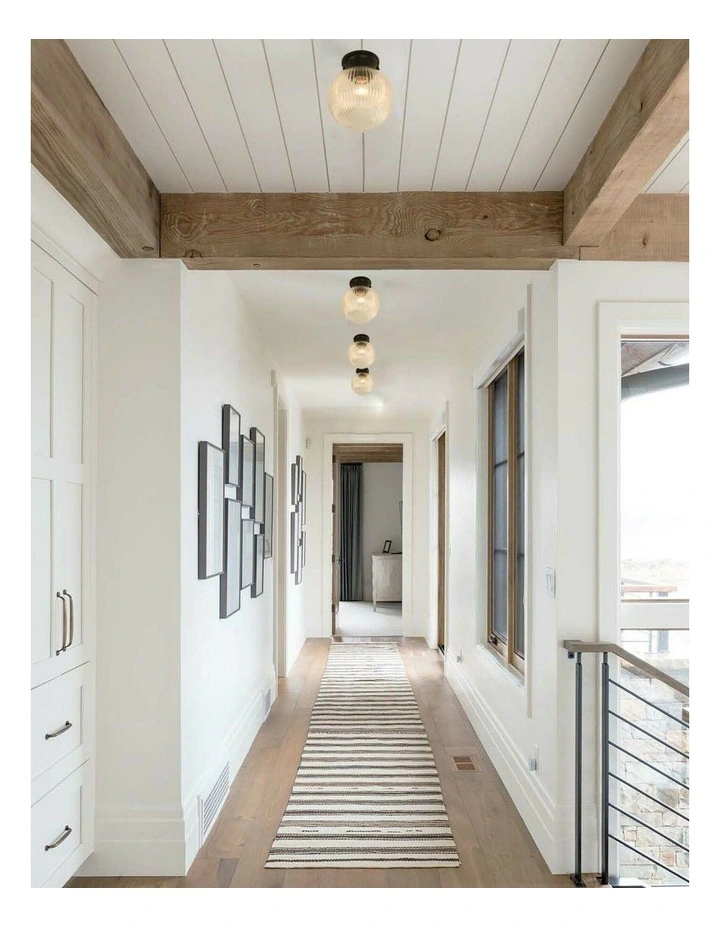 D.I.Y. Batten Fix Ceiling Lights - Large Spherical Ribbed Shape Fixtures image 2
