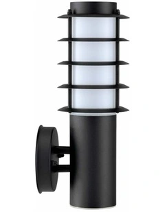 Borda Exterior E27 Surface Mounted Louvred Wall Light IP44