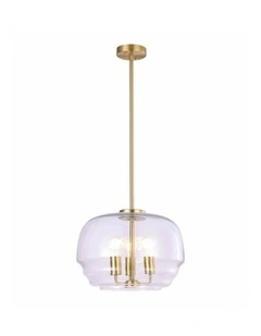 Cuad Interior Clear Wine Glass Shape Glass Shade Pendant Light