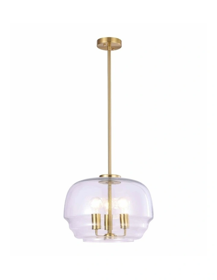 Cuad Interior Clear Wine Glass Shape Glass Shade Pendant Light image 1