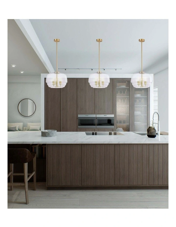 Cuad Interior Clear Wine Glass Shape Glass Shade Pendant Light image 3