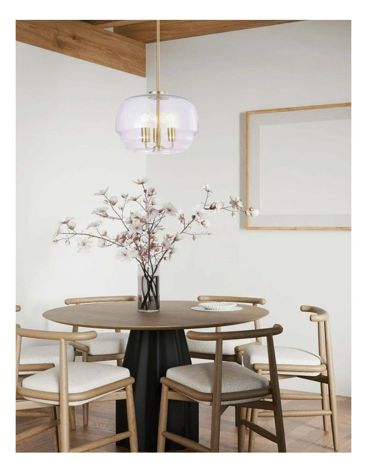 Cuad Interior Clear Wine Glass Shape Glass Shade Pendant Light image 4